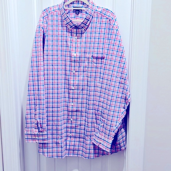 NWT Lands End Mens 4XL/T 20 20.5 Traditional Fit Cool Max Career Dress Shirt - Picture 6 of 10